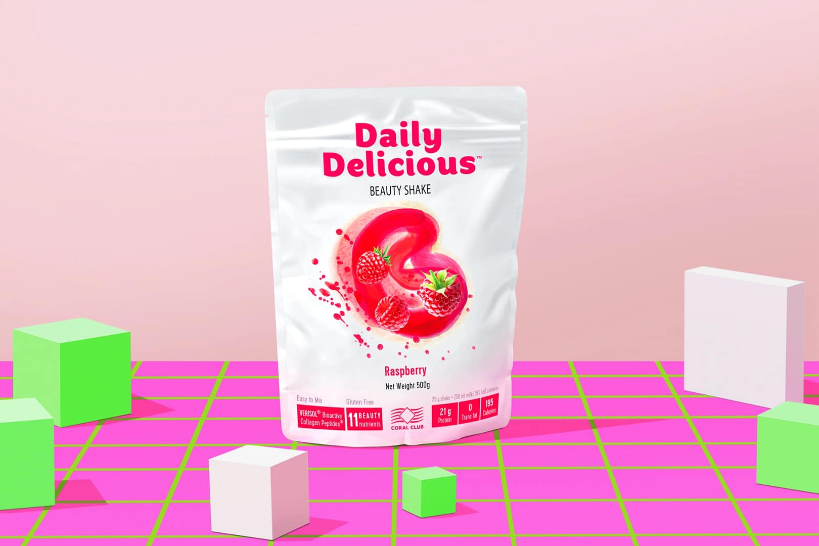 Daily Delicious Beauty Shake - lampone - immagine 2